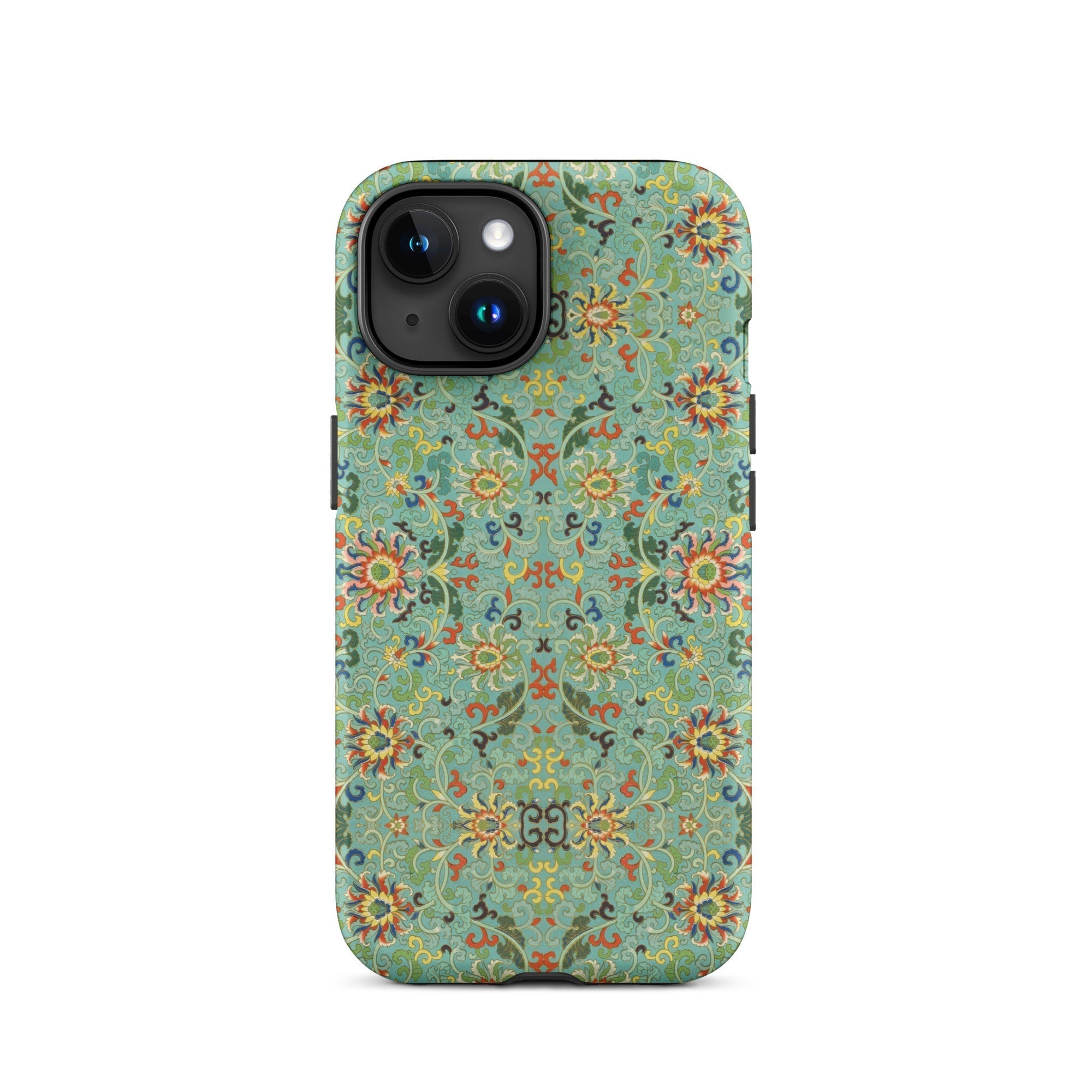 Lotus Candy - Chinese Pattern Art Iphone Case, 15 / Tough Phone, Floral Patterned Phone Case