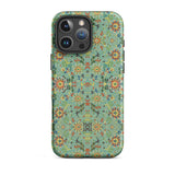 Lotus Candy - Chinese Pattern Art Iphone Case 16 Pro Max / Matte Floral Patterned Phone Case Chinese Aesthetics Reimagined, Jade-hued