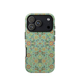 Lotus Candy - Chinese Pattern Art Iphone Case 17 Pro / Matte Green Floral Iphone 12 Pro Max Case Black Chinese Aesthetics Reimagined,