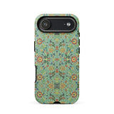 Lotus Candy - Chinese Pattern Art Iphone Case 17 Air / Matte Green Floral Phone Case Intricate Design Durable Material Chinese Aesthetics