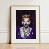 Louis - Club Kid Vampire Art Print / Canvas, 12x16’’ / 31x41cm / Natural Frame / Matboard, Posters Prints & Visual Artwork, Toby Leon