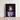 Framed Portrait Person Orange Hair Ornate Jeweled Crown Club Kid Vampire, Surreal Gothic Glory, Art Print