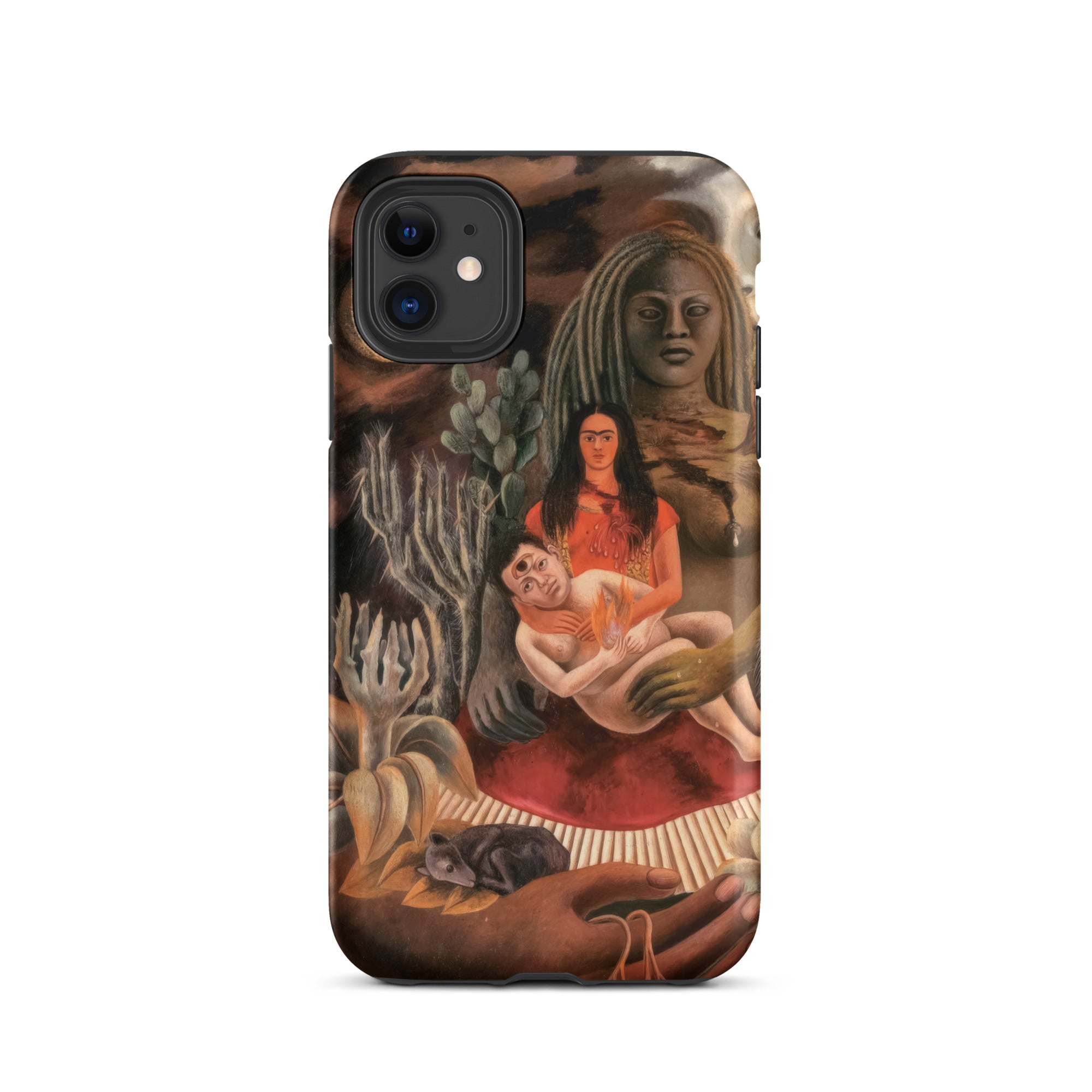 The Love Embrace of the Universe - Frida Kahlo Iphone Case, 11 / Matte