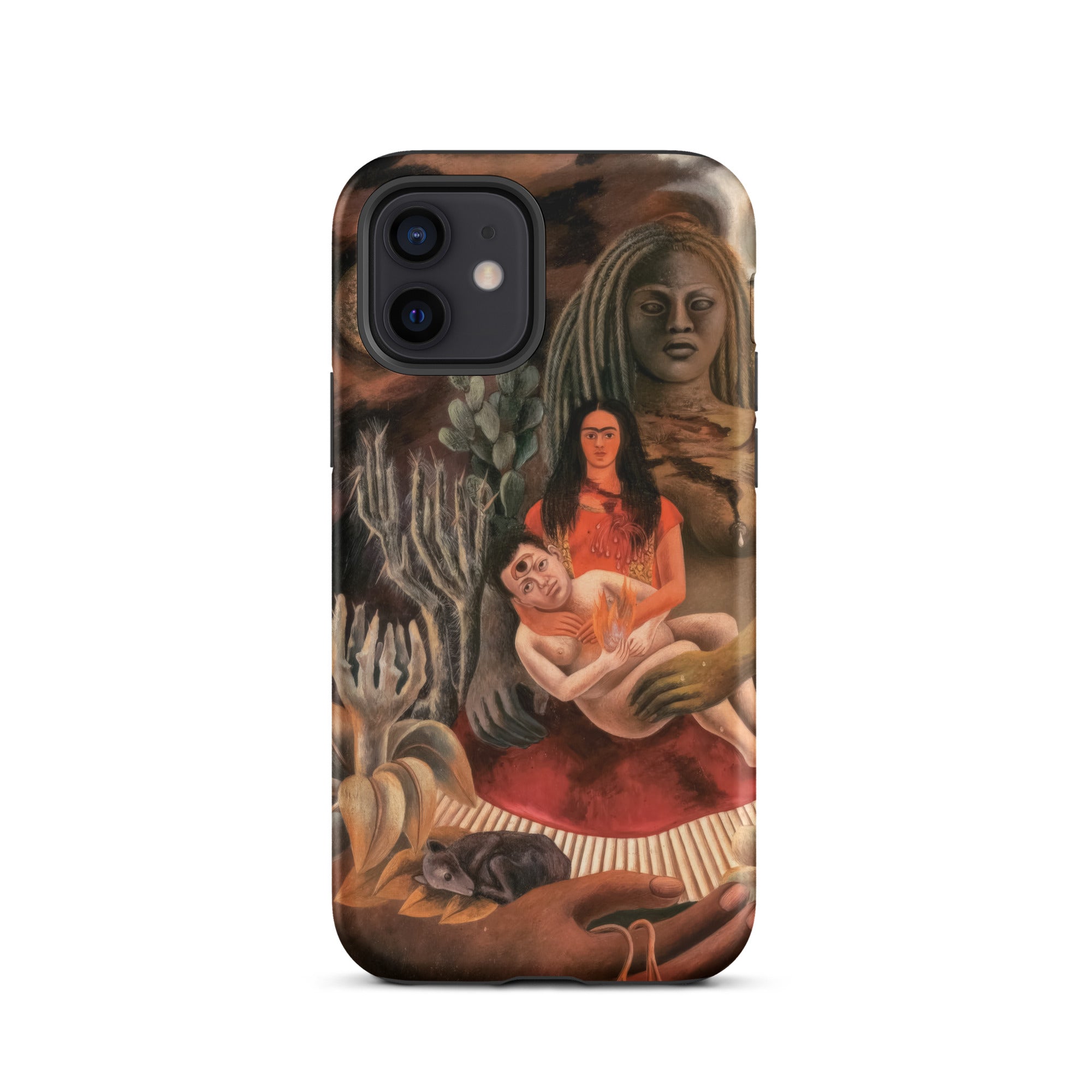 The Love Embrace of the Universe - Frida Kahlo Iphone Case, 12 / Matte