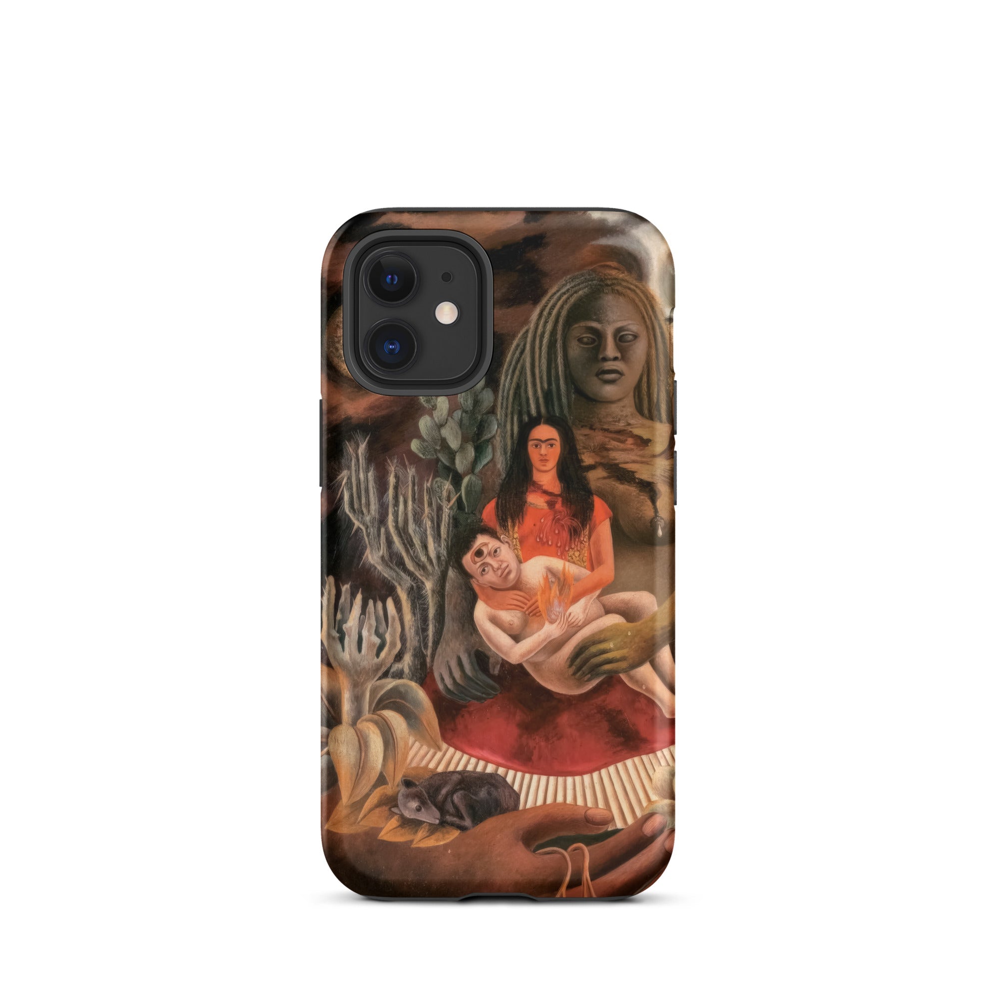 The Love Embrace of the Universe - Frida Kahlo Iphone Case, 12 Mini / Matte