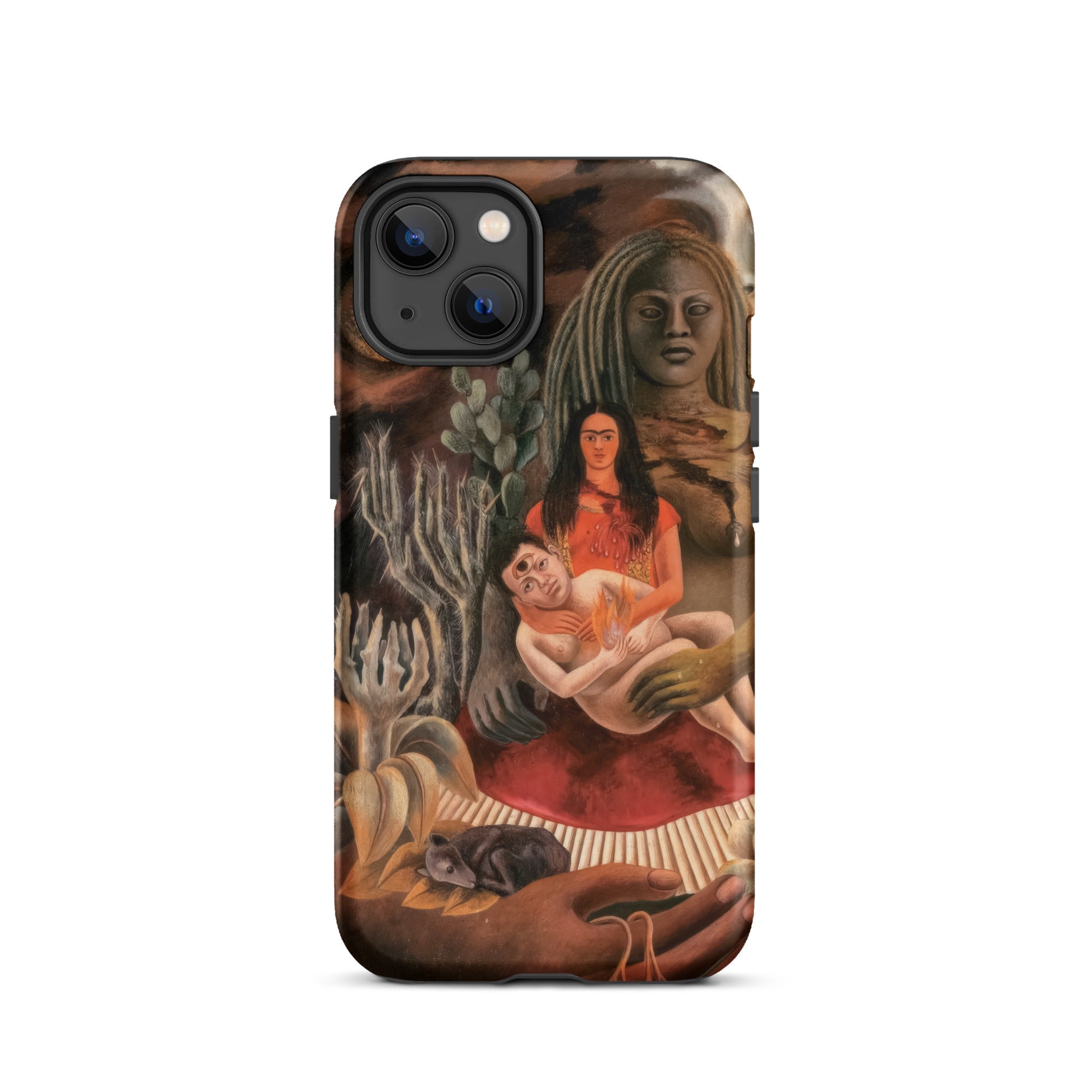 The Love Embrace of the Universe - Frida Kahlo Iphone Case, 13 / Matte