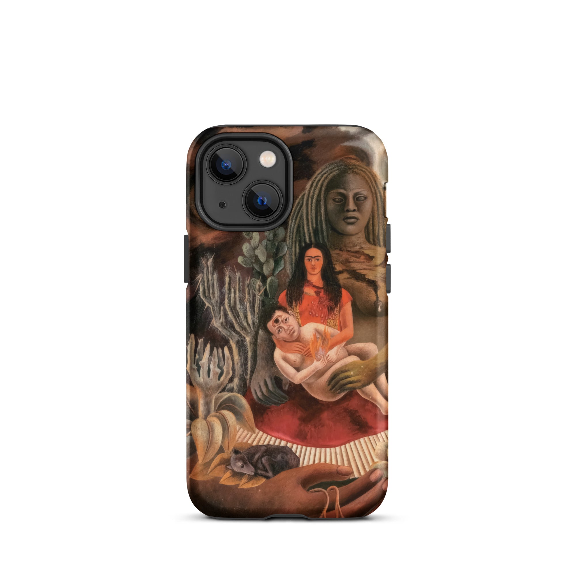 The Love Embrace of the Universe - Frida Kahlo Iphone Case, 13 Mini / Matte