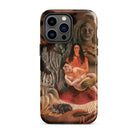 The Love Embrace of the Universe - Frida Kahlo Iphone Case, 14 Pro Max / Matte, Iphone Colorful Artistic Case Frida Kahlo Painting