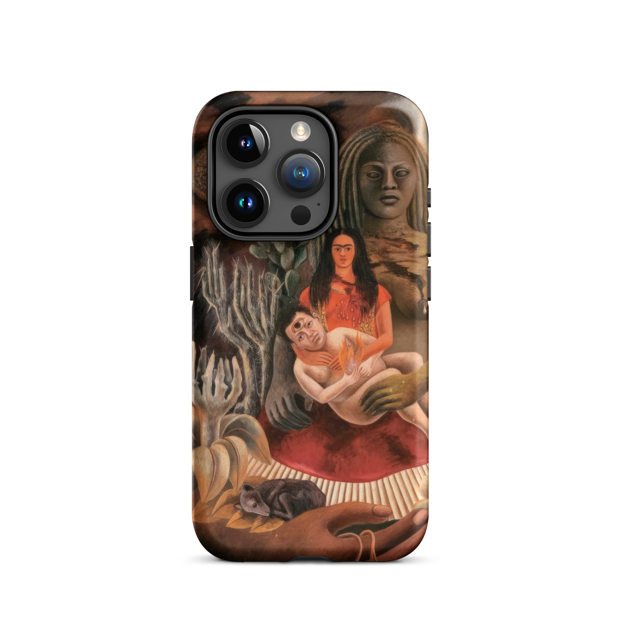 The Love Embrace of the Universe - Frida Kahlo Iphone Case, 15 Pro / Matte