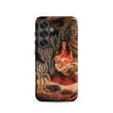 The Love Embrace of the Universe - Frida Kahlo Phone Case, Samsung Galaxy S25 / Matte, Mobile Cases, Toby Leon
