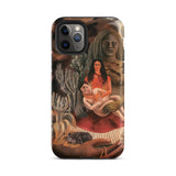 The Love Embrace of the Universe - Frida Kahlo Phone Case Iphone 11 Pro / Matte Brown Iphone Case Depiction Frida Kahlo’s Love Embrace