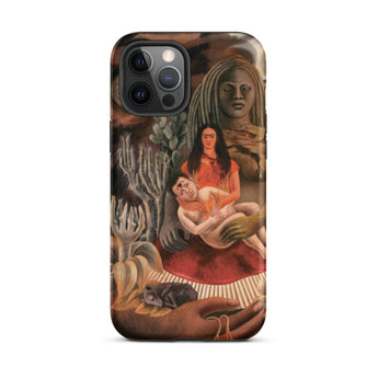 The Love Embrace of the Universe - Frida Kahlo Phone Case Iphone 12 Pro Max / Matte Phone Case Stylized Painting Frida Kahlo Figure Lap