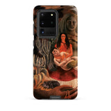 The Love Embrace of the Universe - Frida Kahlo Samsung Case, Galaxy S20 Ultra / Matte, Black Smartphone Case Artwork Frida Kahlo’s Love