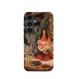 The Love Embrace of the Universe - Frida Kahlo Samsung Case, Galaxy S24 / Matte, Smartphone Frida Kahlo-inspired Art Case
