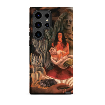 The Love Embrace of the Universe - Frida Kahlo Samsung Case, Galaxy S24 Ultra / Matte, Frida Kahlo-themed Smartphone Case