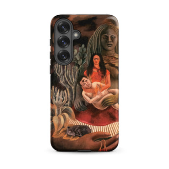 The Love Embrace of the Universe - Frida Kahlo Samsung Case, Galaxy S25 Plus / Matte, Smartphone Case Printed Artwork Frida Kahlo’s Love