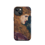 Love’s Shadow - Frederick Sandys Iphone Case, 14 / Matte, Iphone Case Painting Woman