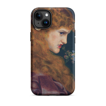 Love’s Shadow - Frederick Sandys Iphone Case, 15 Plus / Matte, Phone Case Painting Woman