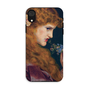 Love’s Shadow - Frederick Sandys Iphone Case, Xr / Matte, Phone Case Painting Woman