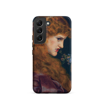Love’s Shadow - Frederick Sandys Samsung Case, Galaxy S22 / Matte, Smartphone Case Classical Painting Woman Long Red Hair