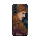 Love’s Shadow Frederick Sandys Samsung Case, Galaxy S22 Plus / Matte, Black Phone Case Artistic Depiction Woman Long Auburn