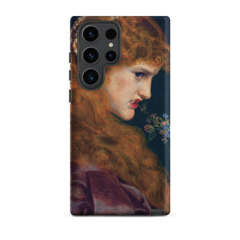 Love’s Shadow - Frederick Sandys Samsung Case, Galaxy S23 Ultra / Matte, Smartphone Case Classical Painting Woman Red Hair