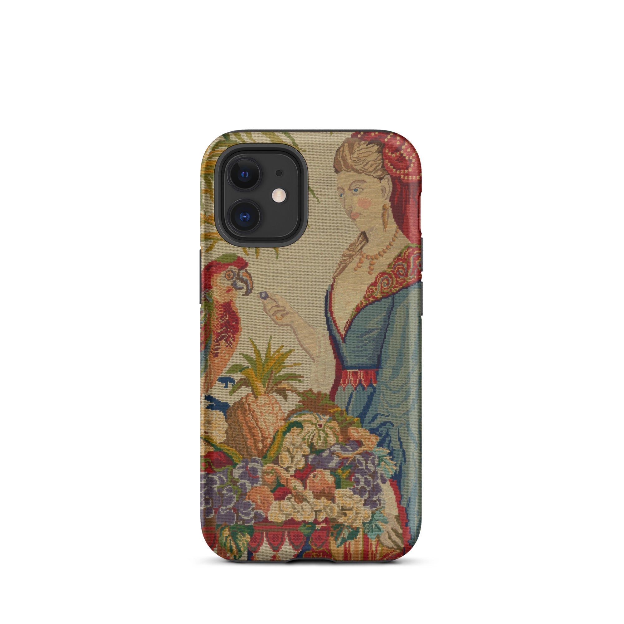 Lunch Break Berlin Wool Work Iphone Case, 12 Mini / Matte, Iphone Case Tapestry Design