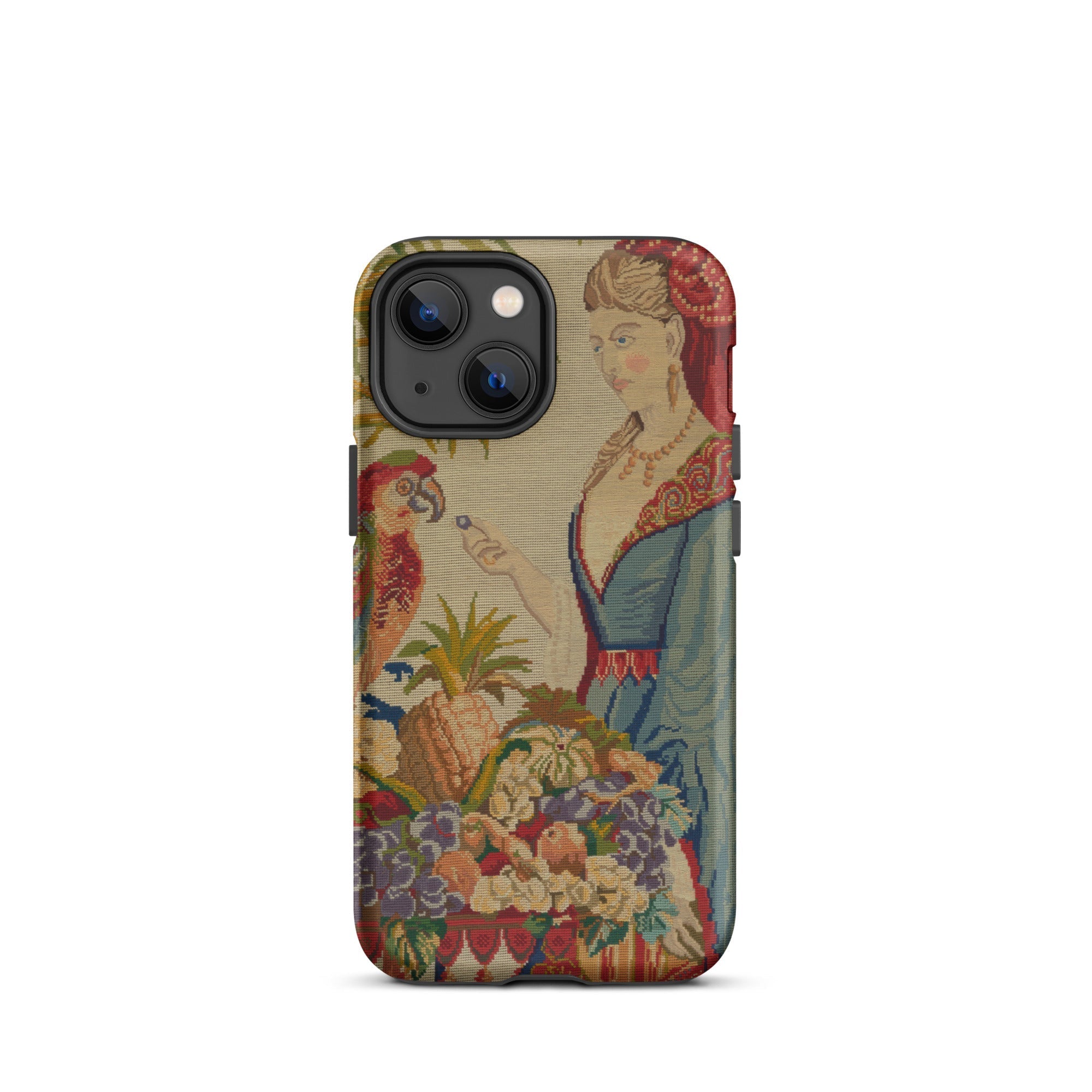 Lunch Break Berlin Wool Work Iphone Case, 13 Mini / Matte, Iphone Case Tapestry Design