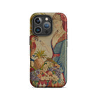 Lunch Break Berlin Wool Work Iphone Case, 16 Pro / Matte, Tapestry Patterned Phone Case