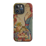 Lunch Break - Berlin Wool Work Iphone Case, 16 Pro Max / Matte, Phone Case Tapestry Design