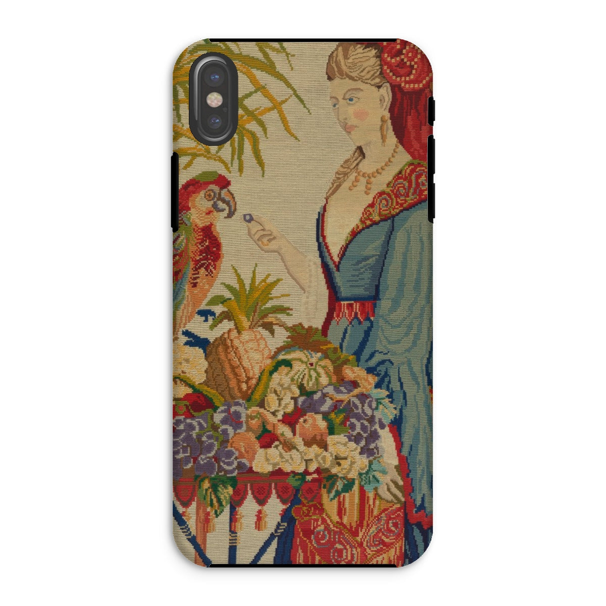 Lunch Break Berlin Wool Work Iphone Case, Xs / Matte, Tapestry Style Phone Case