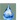 Lush, vibrant water-based ink drop icon