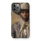 Lysander - Gay Black Cowboy Iphone Case, 11 Pro / Matte, Phone Case Portrait Young Person Cowboy Hat Ornate