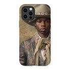 Lysander - Gay Black Cowboy Iphone Case, 13 Pro / Matte, Phone Case Portrait Young Man Western-style Attire Cowboy