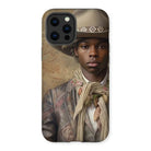 Lysander - Gay Black Cowboy Iphone Case, 13 Pro Max / Matte, Phone Case Portrait Young Man Western-style Attire Cowboy