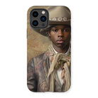 Lysander - Gay Black Cowboy Iphone Case, 14 Pro / Matte, Phone Case Portrait Young Man Western-style Attire Cowboy