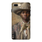 Lysander - Gay Black Cowboy Iphone Case, 8 Plus / Matte, Phone Case Portrait Person Cowboy Hat Ornate Western-style
