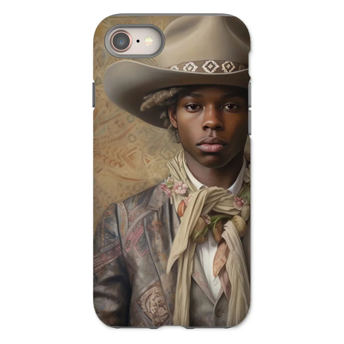 Lysander - Gay Black Cowboy Iphone Case 8 / Matte Mobile Phone Cases