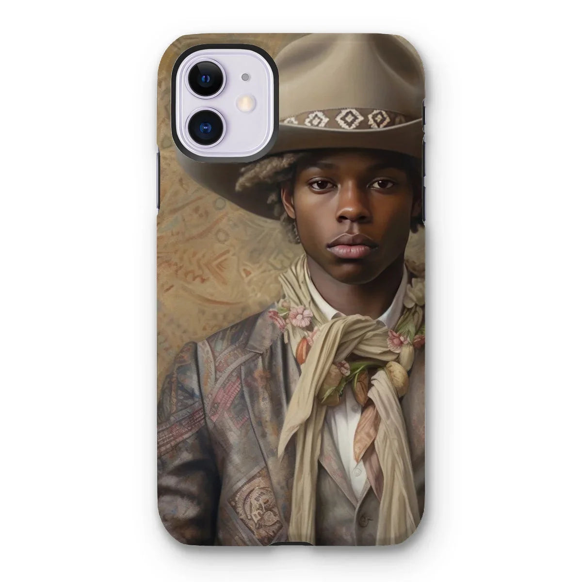 Lysander - Gay Black Cowboy Iphone Case 11 / Matte Mobile Phone Cases