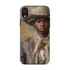 Lysander - Gay Black Cowboy Iphone Case, Xr / Matte, Phone Case Portrait Young Man Western Cowboy Attire
