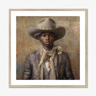 Lysander - Gay Black Dandy Cowboy Art Print