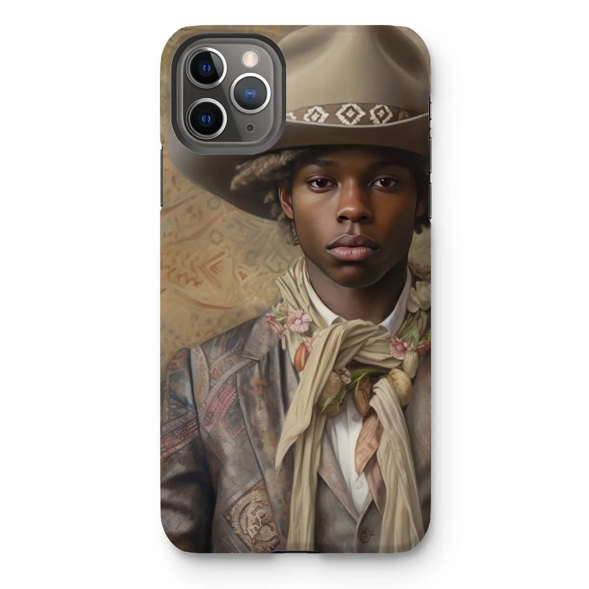 Lysander The Gay Cowboy - Dandy Gay Men Art Phone Case - Iphone 11 Pro Max / Matte - Mobile Phone Cases - Aesthetic Art