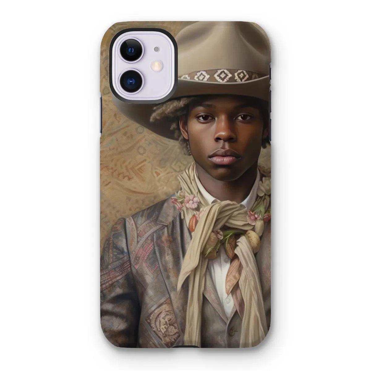 Lysander The Gay Cowboy - Dandy Gay Men Art Phone Case - Iphone 11 / Matte - Mobile Phone Cases - Aesthetic Art
