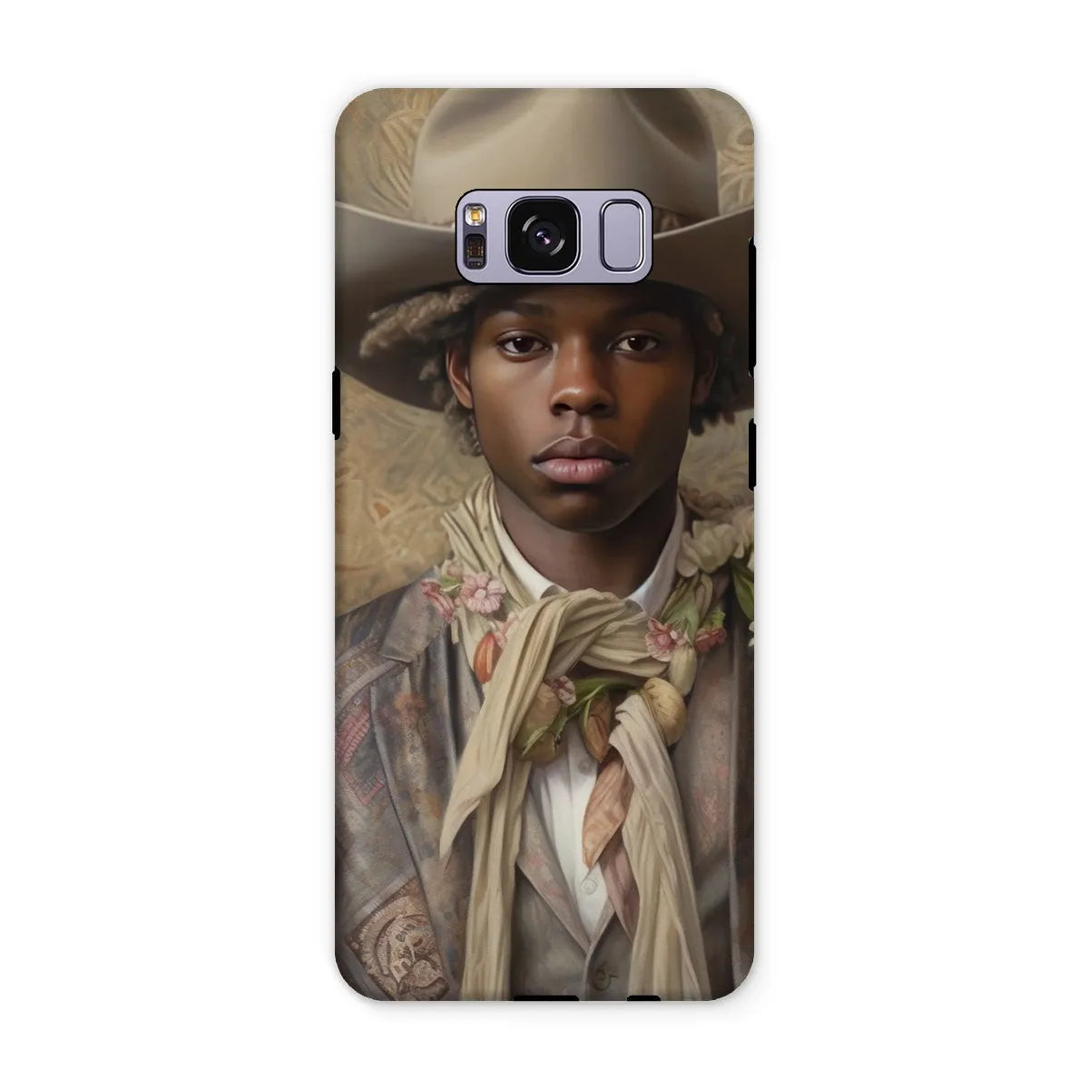 Lysander The Gay Cowboy - Dandy Gay Men Art Phone Case - Samsung Galaxy S8 Plus / Matte - Mobile Phone Cases