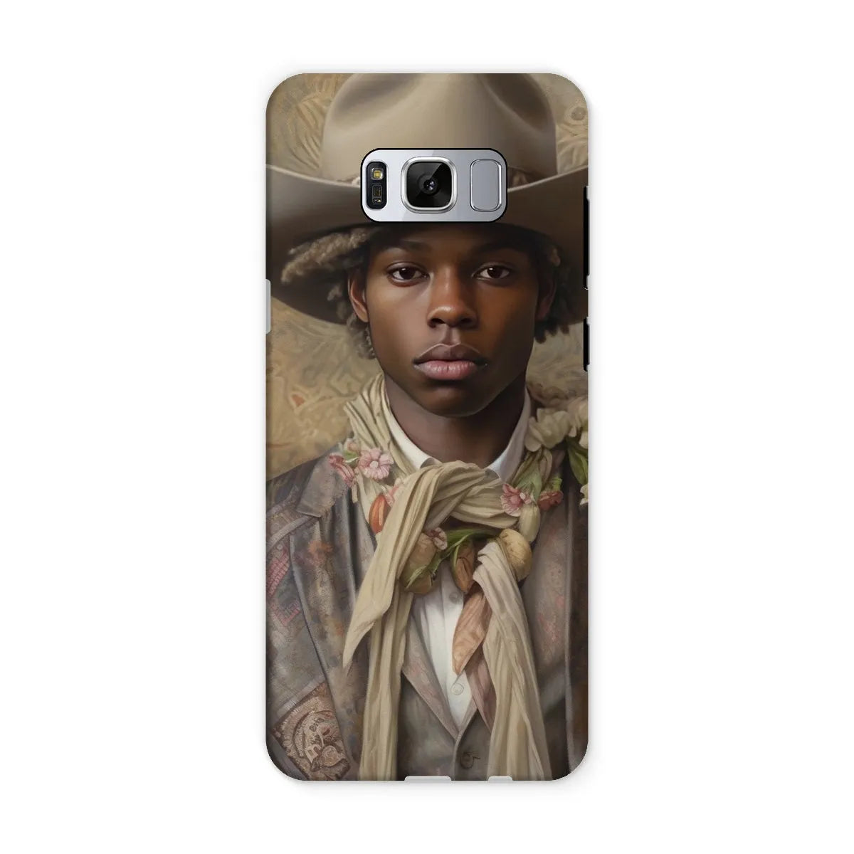 Lysander The Gay Cowboy - Dandy Gay Men Art Phone Case - Samsung Galaxy S8 / Matte - Mobile Phone Cases - Aesthetic Art