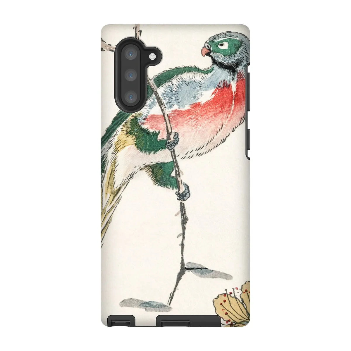 Macaw - Japanese Meiji Bird Art Phone Case - Numata Kashu - Samsung Galaxy Note 10 / Matte - Mobile Phone Cases