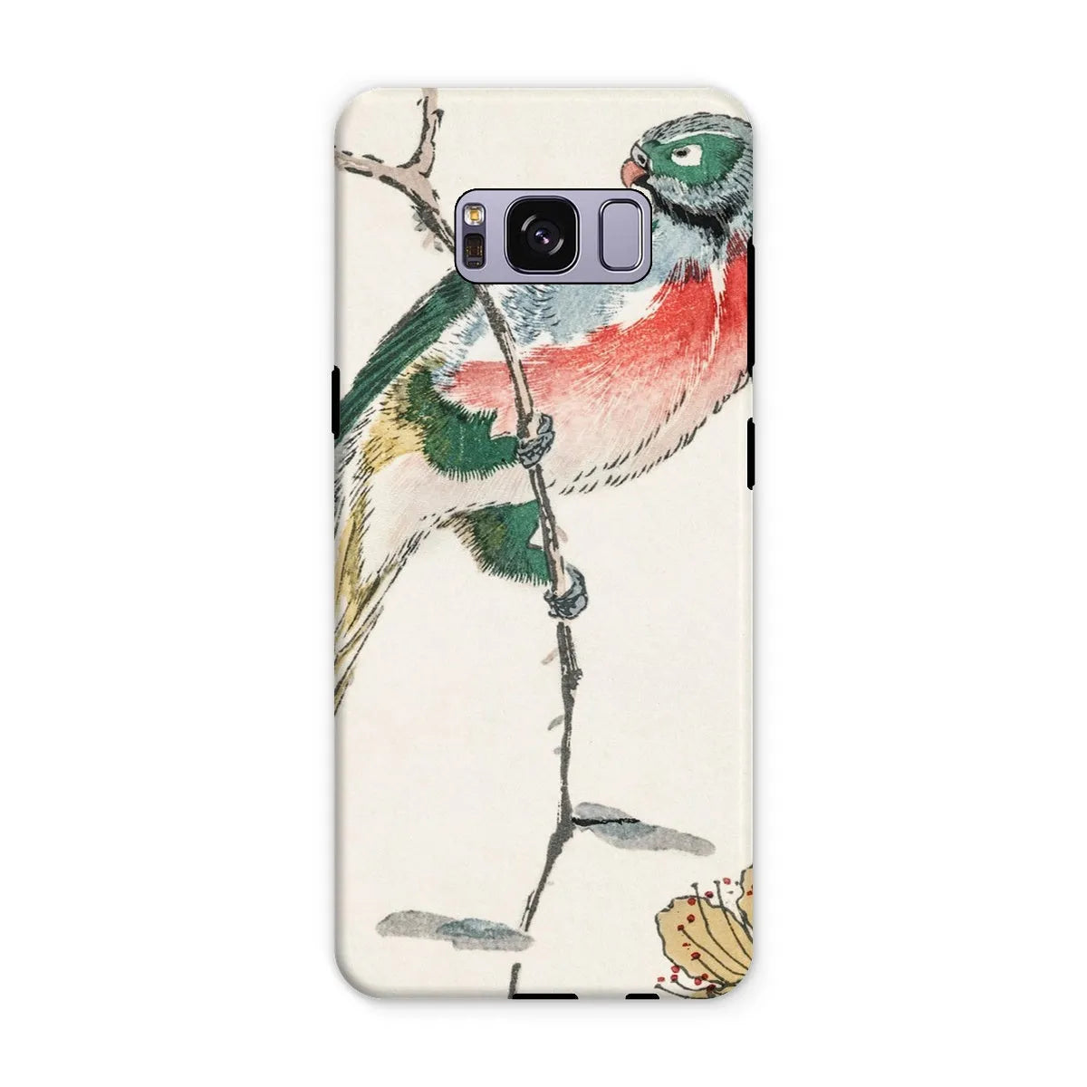 Macaw - Japanese Meiji Bird Art Phone Case - Numata Kashu - Samsung Galaxy S8 Plus / Matte - Mobile Phone Cases