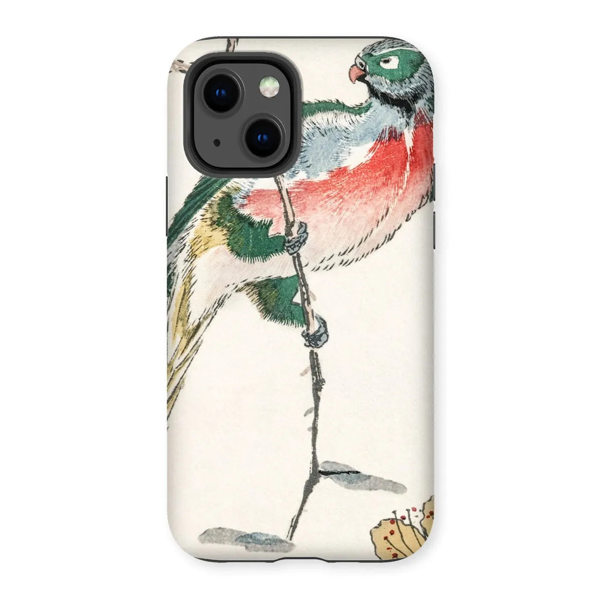 Macaw - Japanese Meiji Bird Art Phone Case - Numata Kashu - Iphone 13 / Matte - Mobile Phone Cases - Aesthetic Art