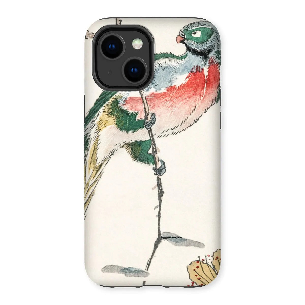 Macaw - Japanese Meiji Bird Art Phone Case - Numata Kashu - Iphone 14 Plus / Matte - Mobile Phone Cases - Aesthetic Art