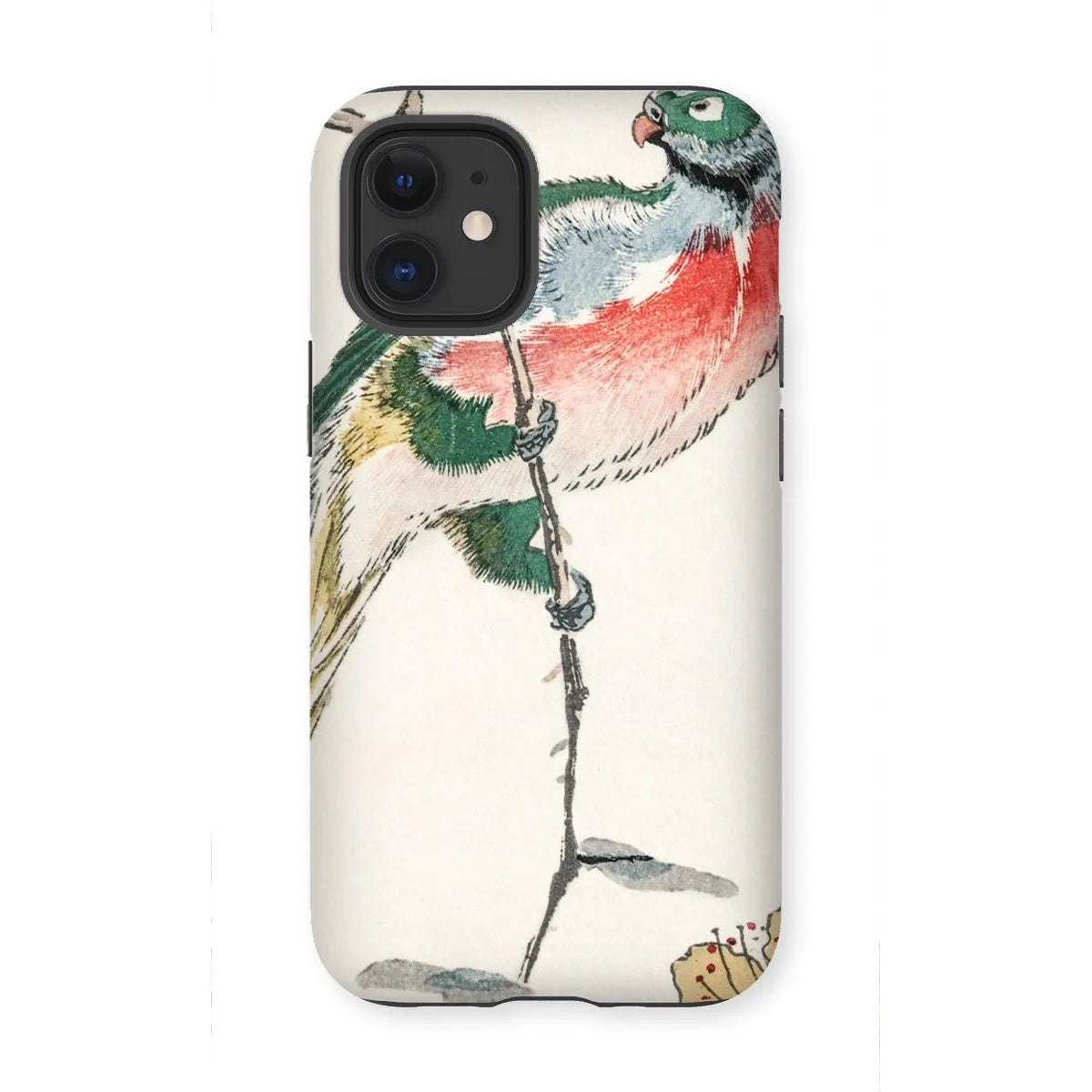 Macaw - Japanese Meiji Bird Art Phone Case - Numata Kashu - Iphone 12 Mini / Matte - Mobile Phone Cases - Aesthetic Art
